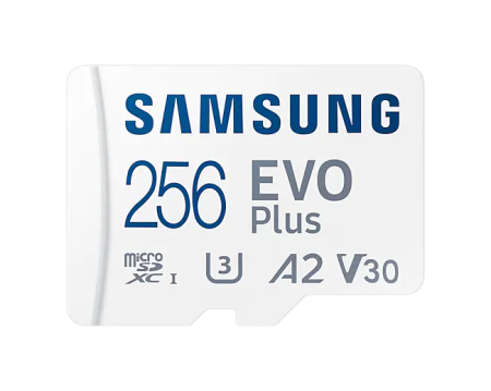 Флеш-карта microSD 256GB Samsung Карта памяти EVO Plus (MB-MC256KA)