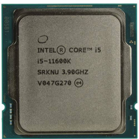 Процессор Intel Core i5-11600K / 3.9-4.9 GHz, 6 cores, 12 threads, 12MB, 95W, UHD 750, LGA1200, Rocket Lake, 14nm / OEM