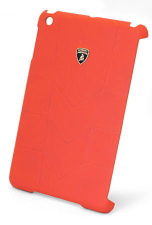 Кожаный чехол-крышка для задней панели iPad mini Lamborghini Aventador (оранжевый)