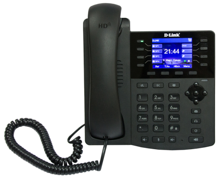 Телефоны D-Link VoIP Phone, 100Base-TX WAN, 100Base-TX LAN, color LCD