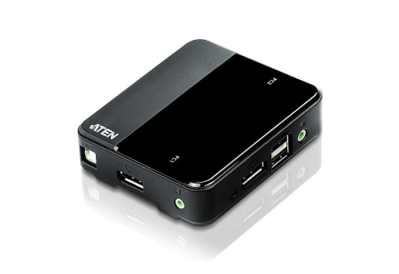 Квм переключатель ATEN 2-Port USB DisplayPort/Audio KVM Switch (4K Supported and Cables included)