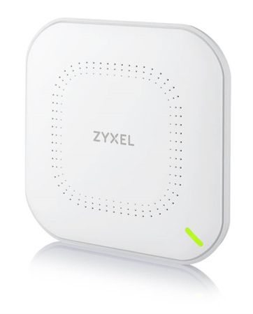 Гибридная точка доступа Zyxel NebulaFlex NWA50AX, WiFi 6, 802.11a/b/g/n/ac/ax (2,4 и 5 ГГц), MU-MIMO, антенны 2x2, до 575+1200 Мбит/с, 1xLAN GE, PoE, без поддержки Captive portal и WPA-Enterprise, защ