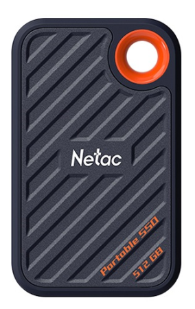 Ssd накопитель Netac ZX20 512GB USB 3.2 Gen 2 Type-C External SSD, R/W up to 2000MB/1800MB/s, with USB C to A cable and 20Gbps USB C to C cable 5Y wty