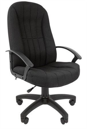 Офисное кресло Стандарт СТ-85 Россия ткань 10-356 черный  фото