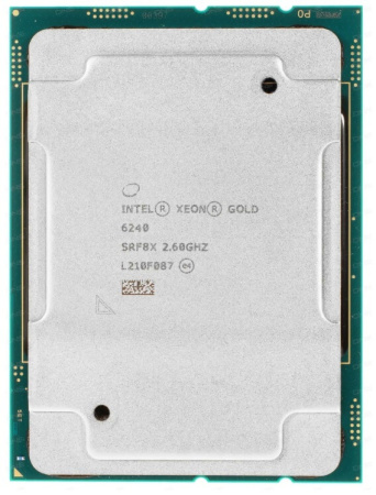 Процессор Intel Xeon Gold 6240, 2.6GHz, 18 Core, 24.75MB, 150W, Cascade lake Processor, 1 год гарантии