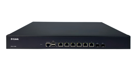 Маршрутизатор D-Link Service Router, 6x1000Base-T,  2x1000Base-X SFP, 2xUSB ports, RJ45 Console