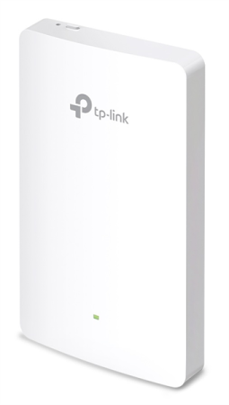 TP-Link EAP615-WALL, AX1800 Встраиваемая в стену двухдиапазонная точка доступа WiFi 6, 1 гиг. Uplink + 3 Dounlink порта RJ45, до 574 Мбит/с на 2,4 ГГц + до 1201 Мбит/с на 5 ГГц, PoE 802.3at/af