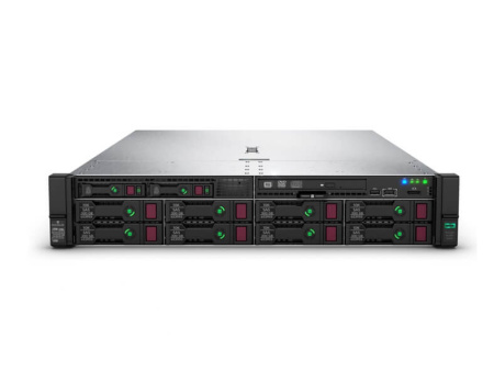 Сервер ProLiant DL380 G10, 8 SFF, Rack 2U, БЕЗ: CPU, Memory, HDD, DVD, PSU, HS, Fan, Net, S100i, SATA only, RAID 0/1/5/10, iLOstd, EasyRK, 1 год гарантии