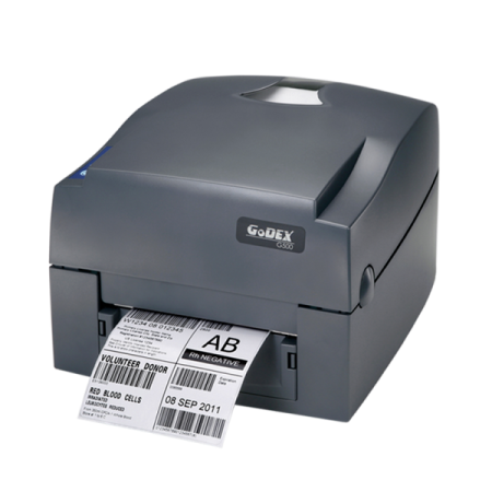 Принтер этикеток Godex TT G530U, термо/термотрансферный принтер, 300 dpi, 4 ips, (дюймовая втулка риббона), USB.