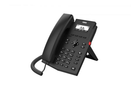 Телефон Fanvil IP , 2xEthernet 10/100/1000, LCD 128x48, дисплей 2,3, 2 аккаунта SIP, G722, Opus, Ipv-6, порт для гарнитуры, книга на 1000 записей, 6-ти сторонняя аудиконф., WI-FI, POE, бп
