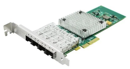 Сетевая карта LR-Link NIC PCIe x4, 4 x 1G SFP, Intel i350 chipset (FH+LP)