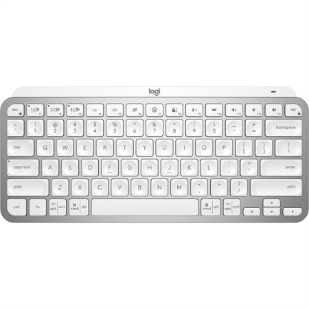 Клавиатура Logitech Wireless MX Keys Mini, Bluetooth, PALE GREY, 920-010502