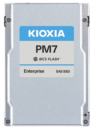 Ssd накопитель KIOXIA Enterprise SSD 3200GB 2,5" 15mm (SFF) PM7-V, SAS 24G (SAS-4, 22,5Gbit/s), R4200/W3650MB/s, IOPS(R4K) 720K/340K, MTTF 2,5M, 3DWPD/5Y (Mixed Use), TLC, (replace KPM61VUG3T20)
